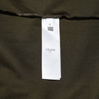 CELINE セリーヌ / 美品 21SS エディ期 16 セーズ ロゴ プリント 半袖Tシャツ / 2X813501F-02DO / size S (DARK KHAKI) レディース