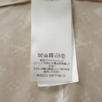LOUIS VUITTON ルイヴィトン / 美品 22SS モノグラム シルク 長袖シャツ / RW222J D96 FNBL12 / size 38 (CHAMPAGNE BEIGE) レディース 352027-izm