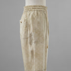 LOUIS VUITTON ルイヴィトン / 美品 22SS モノグラム シルク ジョガーパンツ / RW222J D96 FNPA20 / size 38 (CHAMPAGNE BEIGE) レディース 352026-izm
