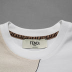 FENDI フェンディ / 22SS スパンコール ヘアドゥガールズ 半袖 Tシャツ / FS7011AK6B / size XXS (WHITE) レディース