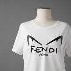 FENDI フェンディ / 19SS ディアボリックアイ モンスター 半袖Ｔシャツ / FY0894A87A / size S (WHITE) レディース