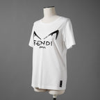 FENDI フェンディ / 19SS ディアボリックアイ モンスター 半袖Ｔシャツ / FY0894A87A / size S (WHITE) レディース