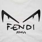 FENDI フェンディ / 19SS ディアボリックアイ モンスター 半袖Ｔシャツ / FY0894A87A / size S (WHITE) レディース