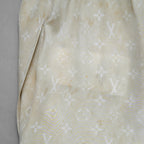 LOUIS VUITTON ルイヴィトン / 美品 22SS モノグラム シルク ジョガーパンツ / RW222J D96 FNPA20 / size 38 (CHAMPAGNE BEIGE) レディース 352026-izm