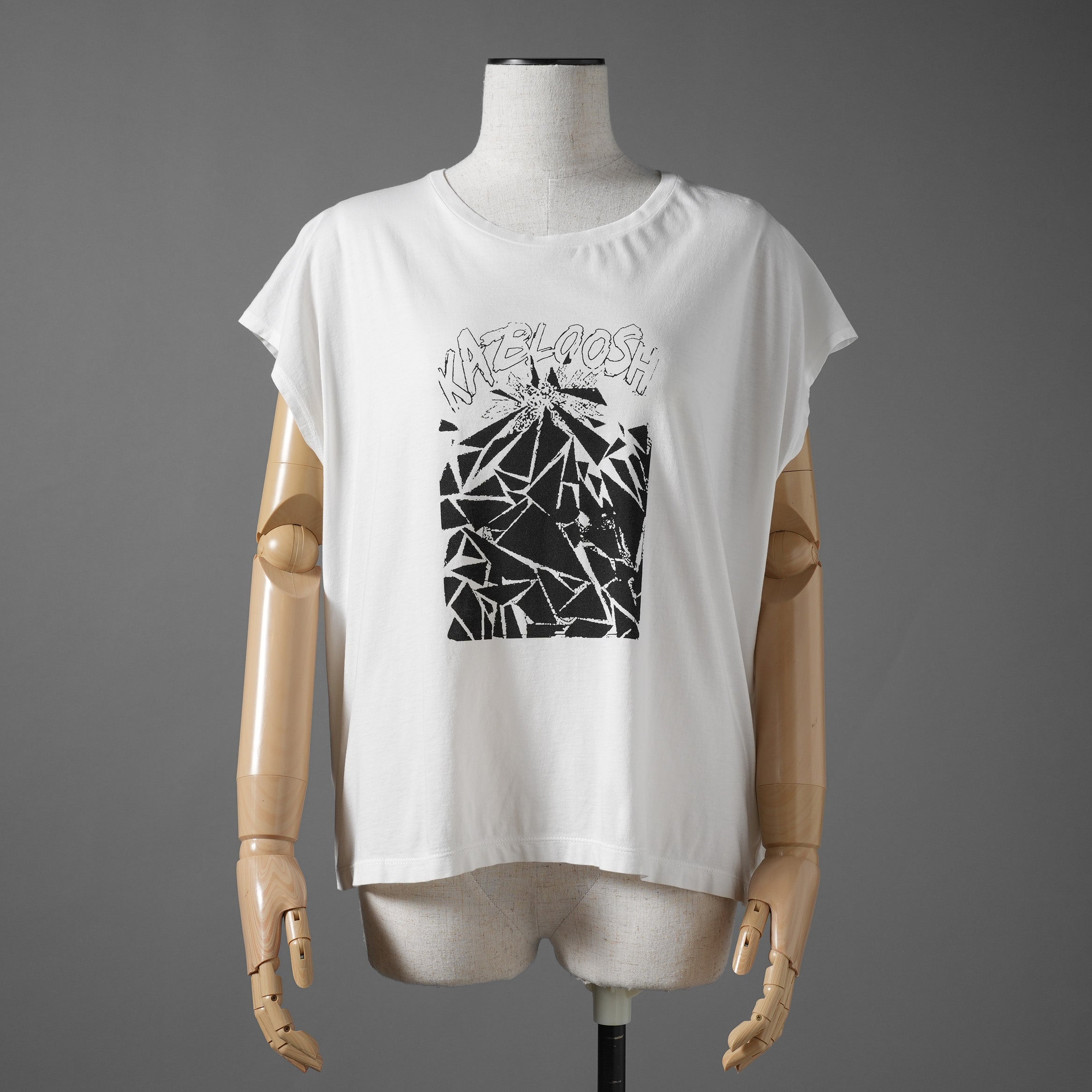 CELINE セリーヌ / 美品 19SS エディ期 CHRISTIAN MARCLAY KABLOOSH キモノスリーブ Tシャツ / 2X235384E / size S (WHITE)