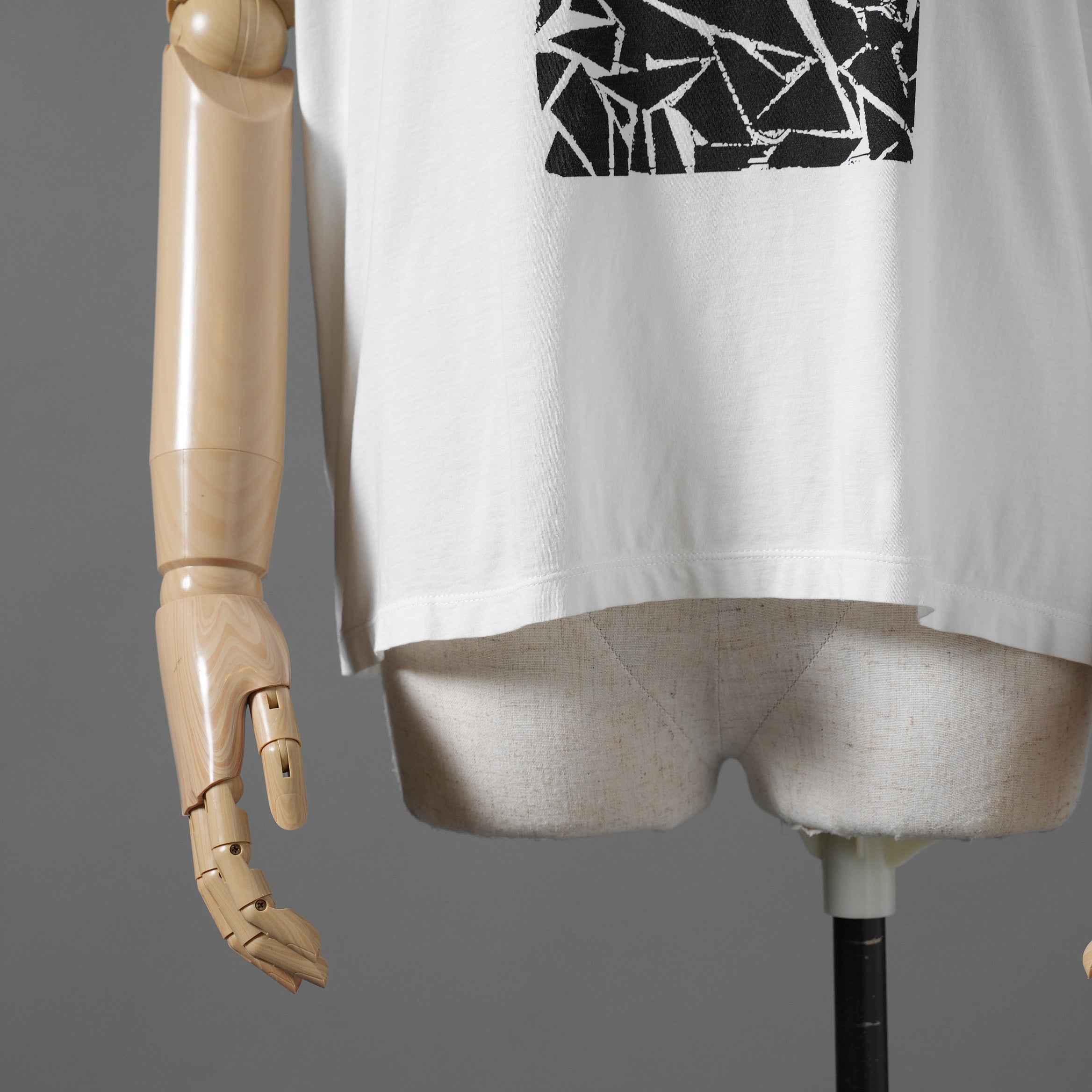 CELINE セリーヌ / 美品 19SS エディ期 CHRISTIAN MARCLAY KABLOOSH キモノスリーブ Tシャツ / 2X235384E / size S (WHITE)