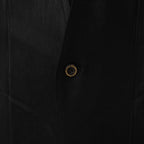 新品 kiryuyrik キリュウキリュウ / 23AW BLACK HONEY CHILI COOKIE コラボ Collarless Flare Jacket ノーカラーフレア ジャケット コート / BHCC-HJ15-007 / size M (BLACK)  123006-alm