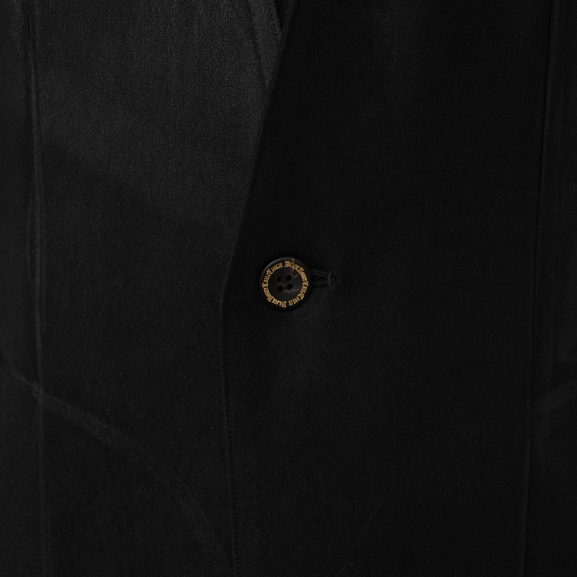 新品 kiryuyrik キリュウキリュウ / 23AW BLACK HONEY CHILI COOKIE コラボ Collarless Flare Jacket ノーカラーフレア ジャケット コート / BHCC-HJ15-007 / size M (BLACK)  123006-alm