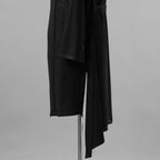 新品 kiryuyrik キリュウキリュウ / 23AW BLACK HONEY CHILI COOKIE コラボ Collarless Flare Jacket ノーカラーフレア ジャケット コート / BHCC-HJ15-007 / size M (BLACK)  123006-alm