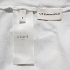 CELINE セリーヌ / 美品 19SS エディ期 CHRISTIAN MARCLAY KABLOOSH キモノスリーブ Tシャツ / 2X235384E / size S (WHITE)