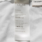 CELINE セリーヌ / 美品 19SS エディ期 CHRISTIAN MARCLAY KABLOOSH キモノスリーブ Tシャツ / 2X235384E / size S (WHITE)