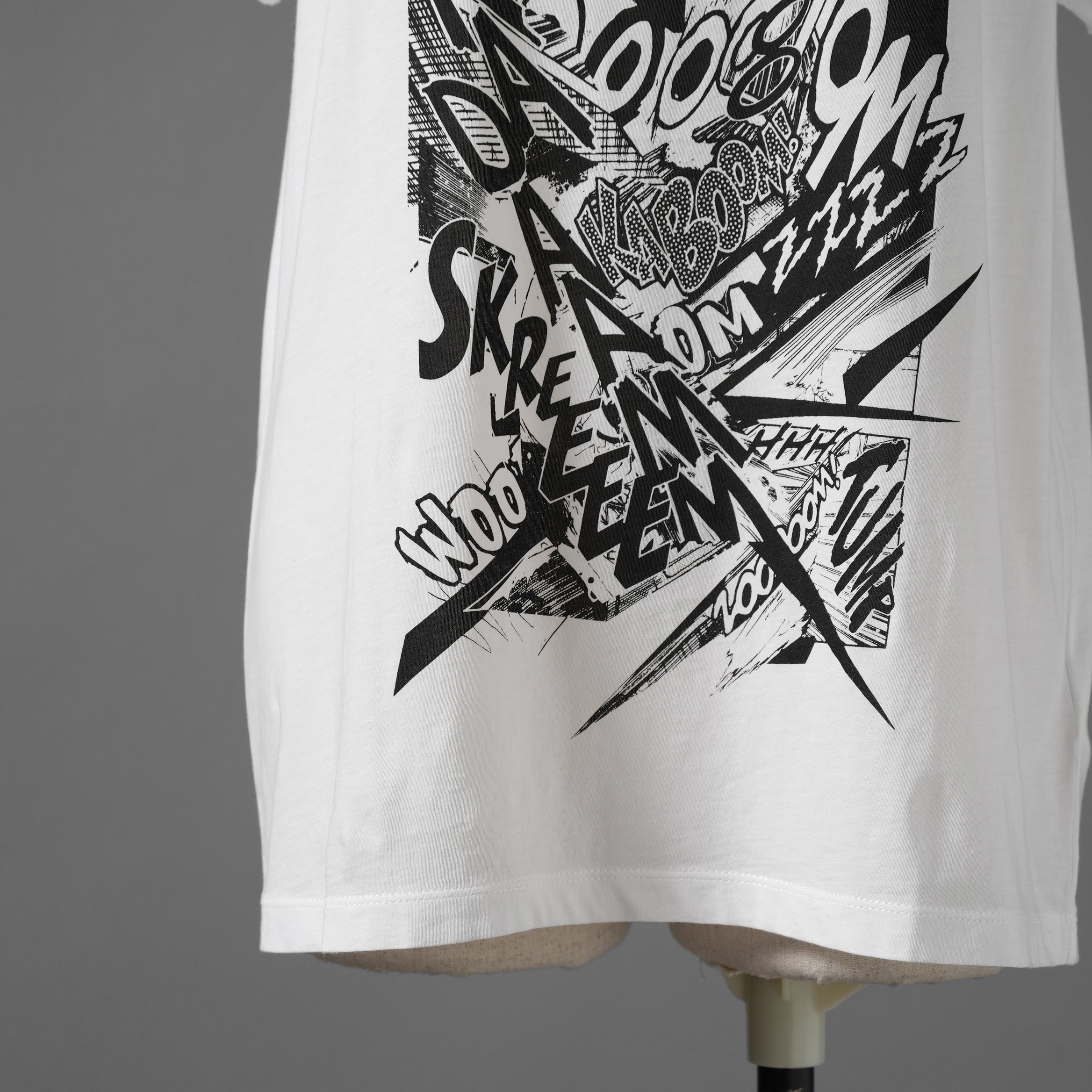 CELINE セリーヌ / 19SS エディ期 CHRISTIAN MARCLAY KABLOOSH 半袖Tシャツ/ 2X235384E / size S (WHITE)