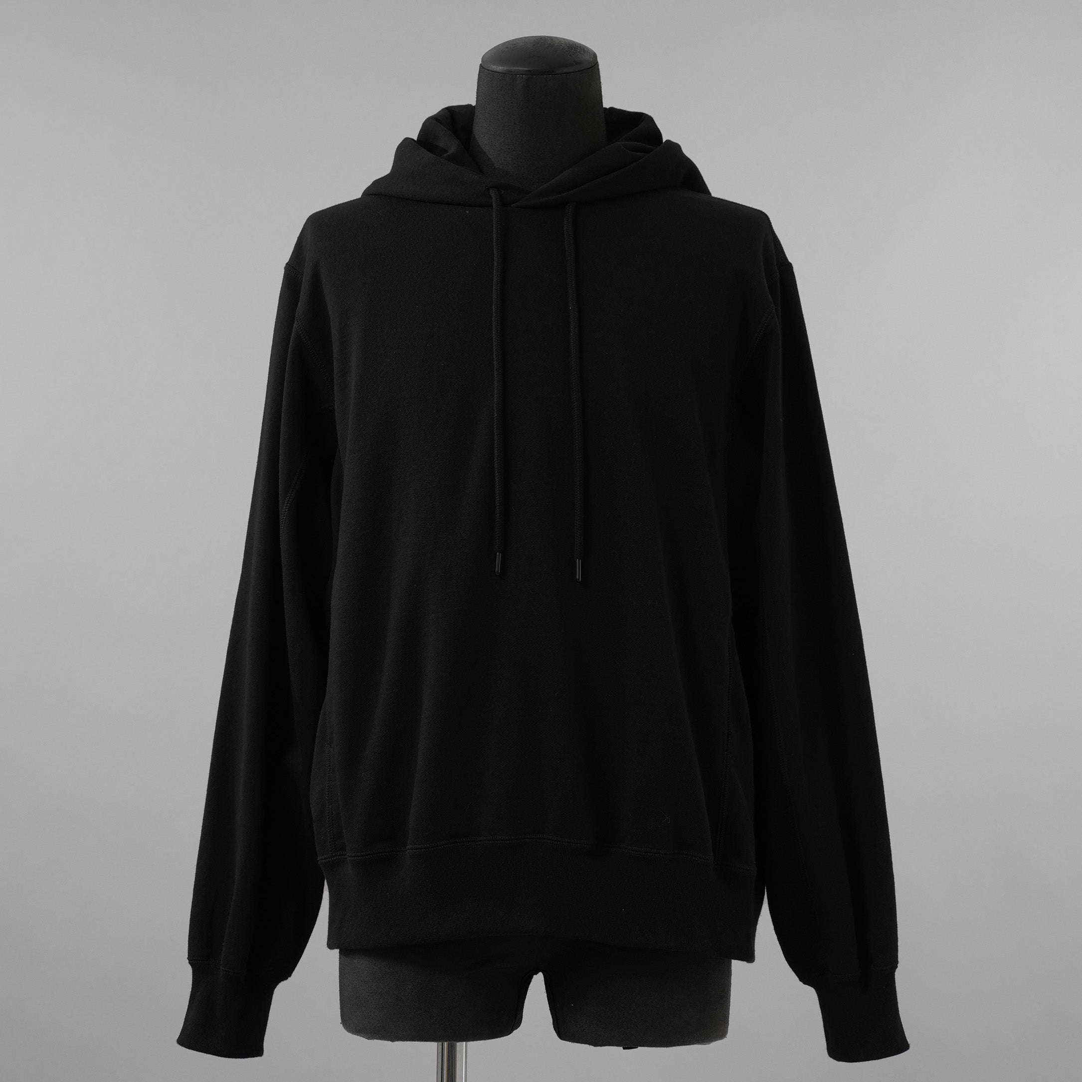 LAD MUSICIAN ラッドミュージシャン / 美品 26SS 24G LOOP BACK CLOTH DEVIL PARKA デビル パーカー / 2126-604 / size 44 (BLACK) 352026-ymu