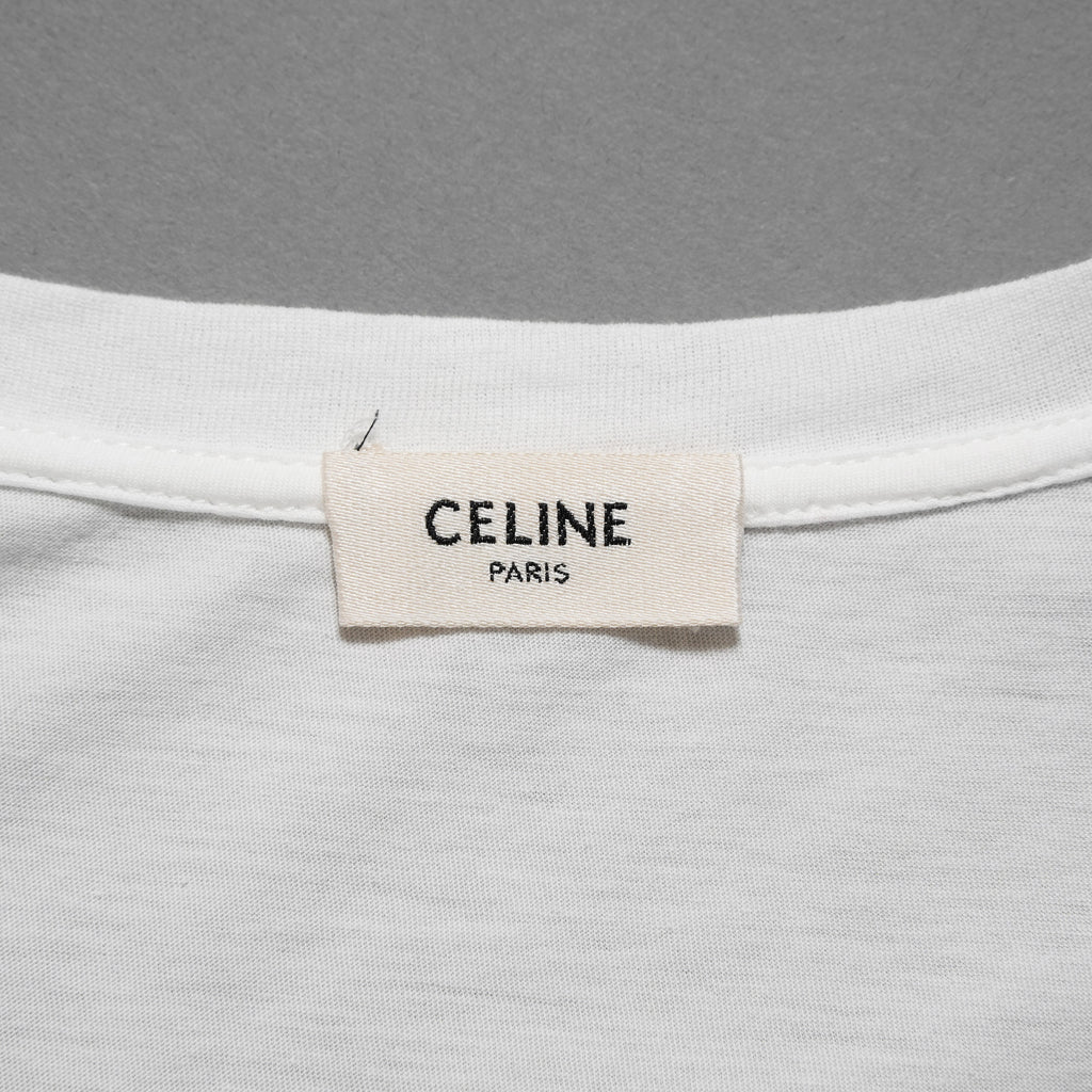CELINE セリーヌ / 19SS エディ期 CHRISTIAN MARCLAY KABLOOSH 半袖Tシャツ/ 2X235384E / size S (WHITE)