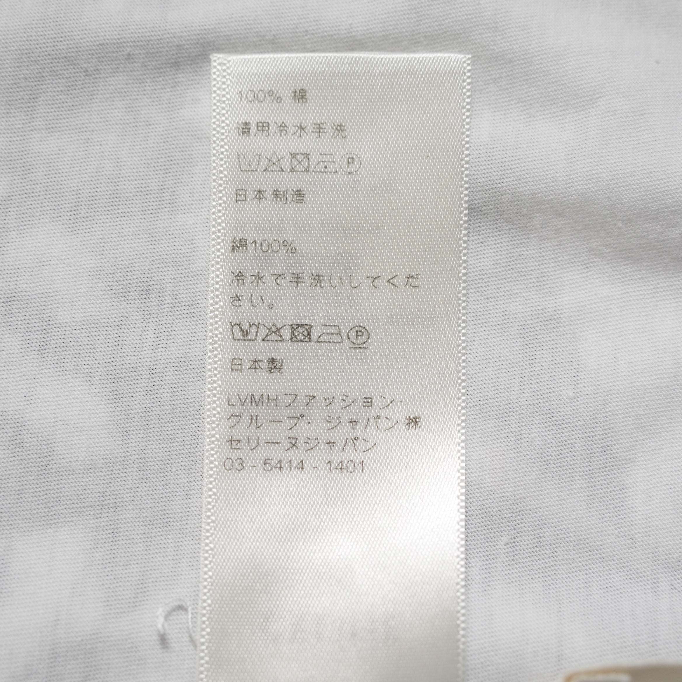 CELINE セリーヌ / 19SS エディ期 CHRISTIAN MARCLAY KABLOOSH 半袖Tシャツ/ 2X235384E / size S (WHITE)