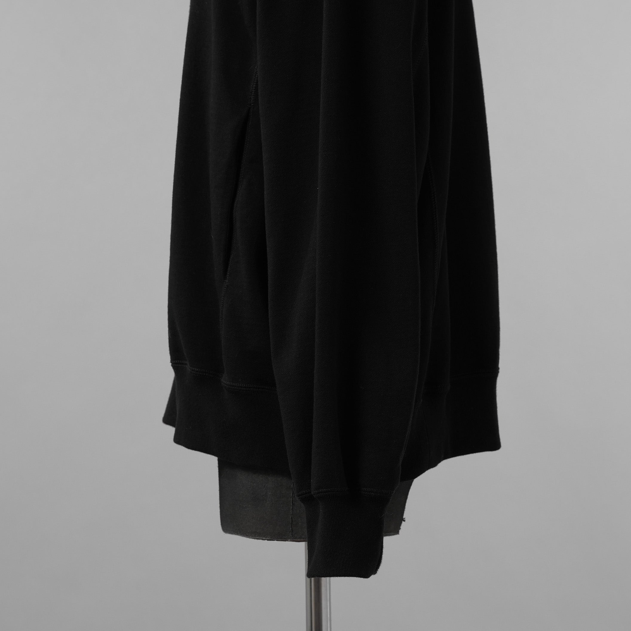 LAD MUSICIAN ラッドミュージシャン / 美品 26SS 24G LOOP BACK CLOTH DEVIL PARKA デビル パーカー / 2126-604 / size 44 (BLACK) 352026-ymu