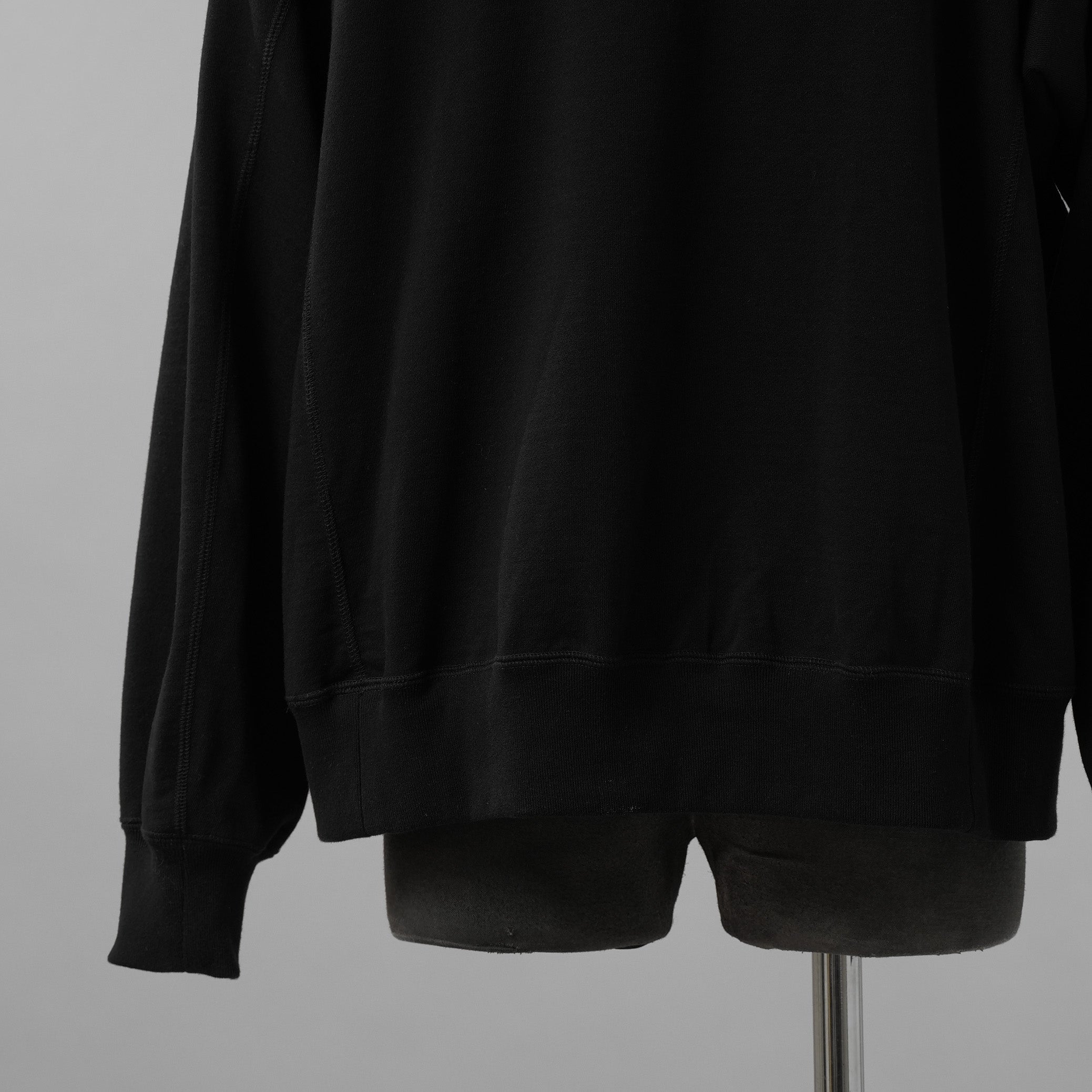 LAD MUSICIAN ラッドミュージシャン / 美品 26SS 24G LOOP BACK CLOTH DEVIL PARKA デビル パーカー / 2126-604 / size 44 (BLACK) 352026-ymu