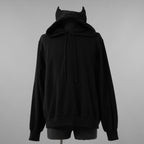 LAD MUSICIAN ラッドミュージシャン / 美品 26SS 24G LOOP BACK CLOTH DEVIL PARKA デビル パーカー / 2126-604 / size 44 (BLACK) 352026-ymu