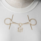 未使用 HERMES エルメス / 24SS カルトゥッシュ モール 半袖Tシャツ / 4H4643DA / size 38 M (WHITE) レディース
