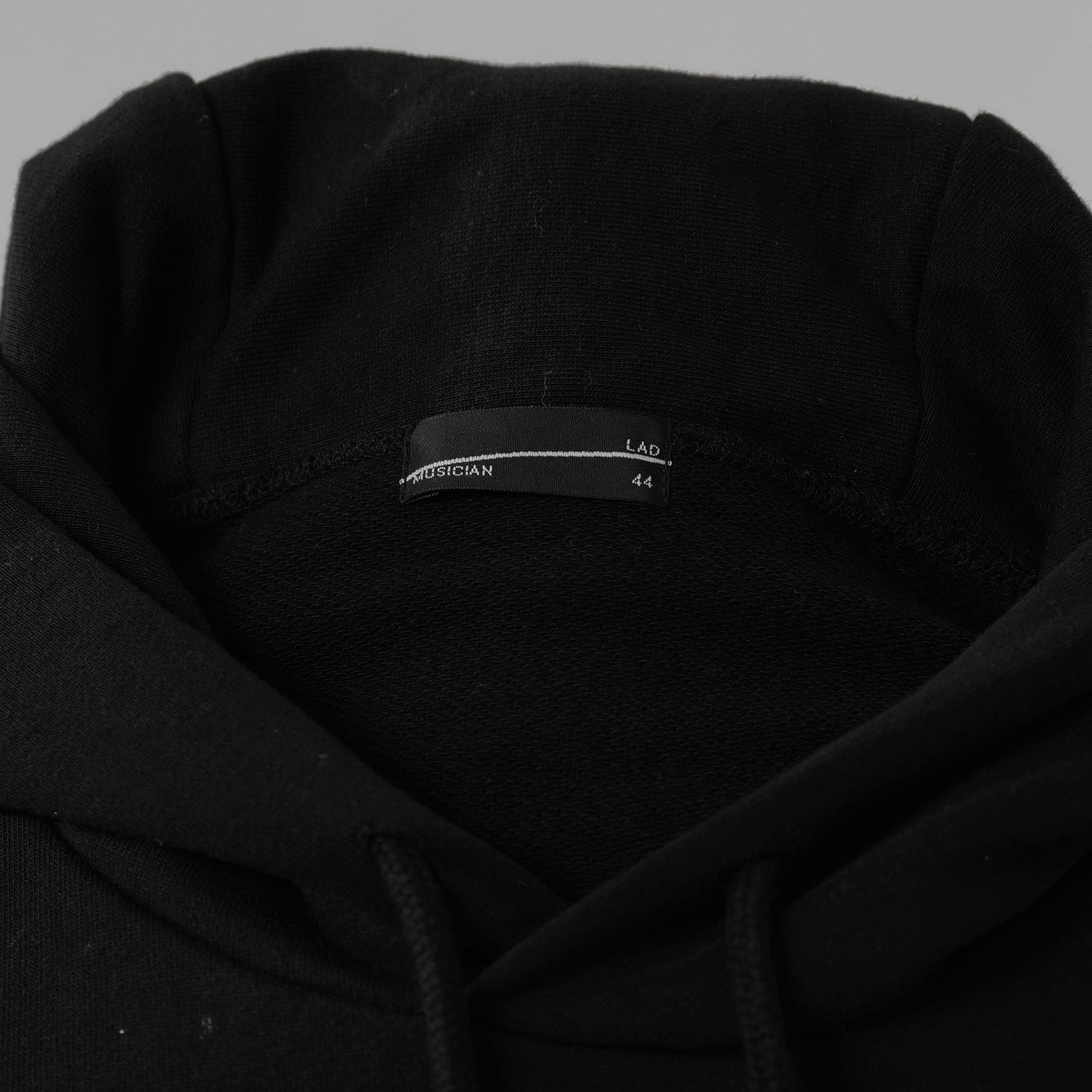 LAD MUSICIAN ラッドミュージシャン / 美品 26SS 24G LOOP BACK CLOTH DEVIL PARKA デビル パーカー / 2126-604 / size 44 (BLACK) 352026-ymu