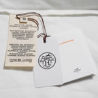 未使用 HERMES エルメス / 24SS カルトゥッシュ モール 半袖Tシャツ / 4H4643DA / size 38 M (WHITE) レディース