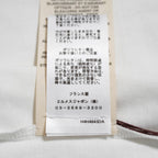 未使用 HERMES エルメス / 24SS カルトゥッシュ モール 半袖Tシャツ / 4H4643DA / size 38 M (WHITE) レディース