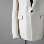 BORIS BIDJAN SABERI ボリスビジャンサベリ / 美品 24AW F1401M SUIT2 / RESIN DYED JACKET ジャケット / (LIGHT GRAY)