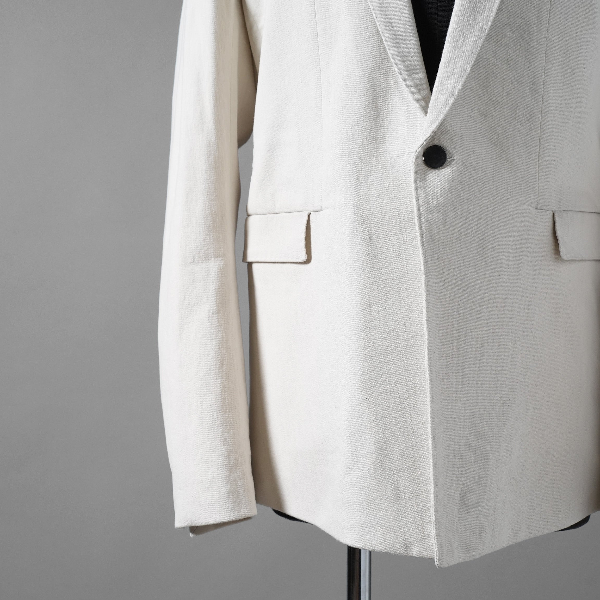 BORIS BIDJAN SABERI ボリスビジャンサベリ / 美品 24AW F1401M SUIT2 / RESIN DYED JACKET ジャケット / (LIGHT GRAY)