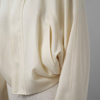 KANAKO SAKAI カナコ サカイ / 美品 24SS ウールボンバー ジャケット アウター / KS2401014 / size 36 (IVORYWHITE) レディース 352025-izm