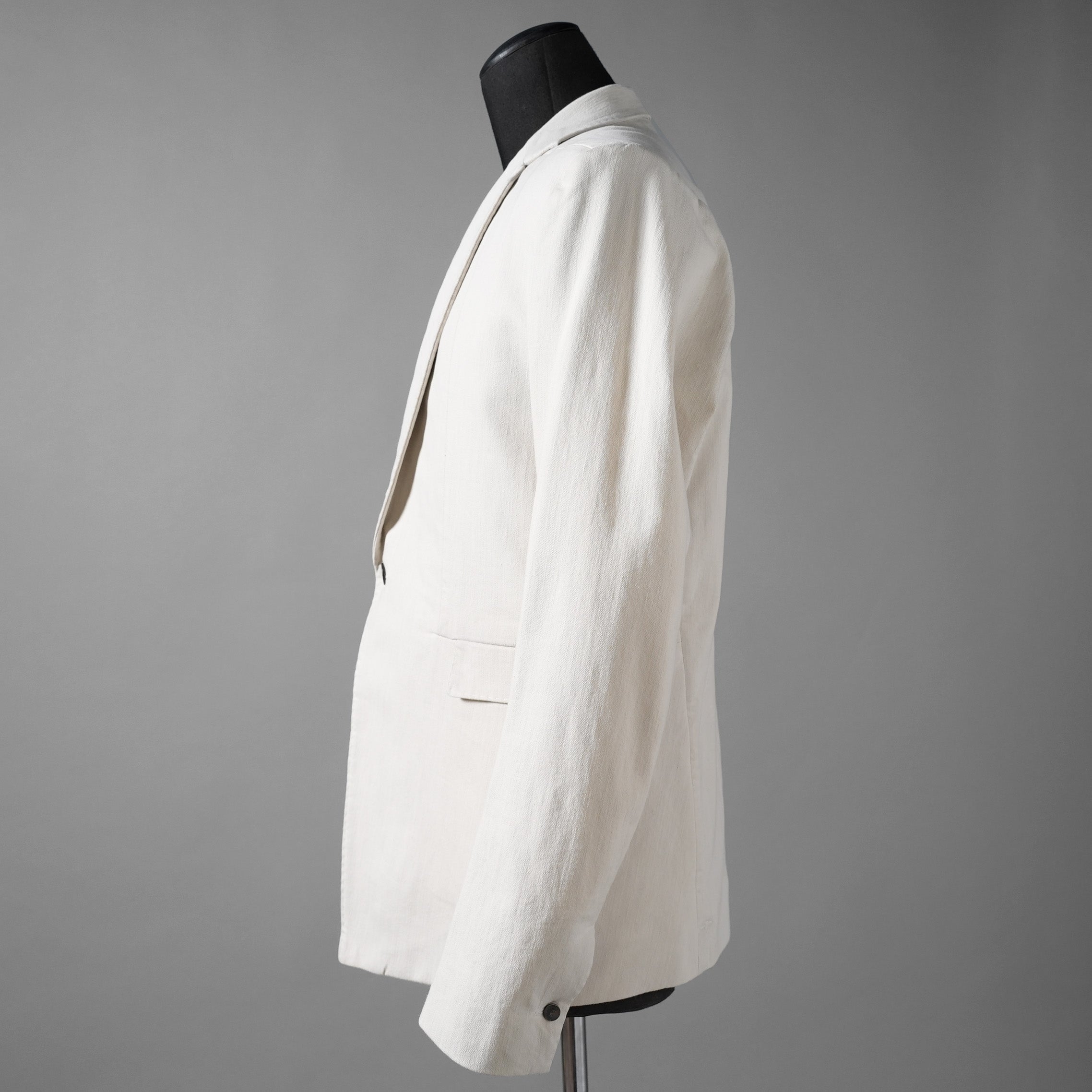BORIS BIDJAN SABERI ボリスビジャンサベリ / 美品 24AW F1401M SUIT2 / RESIN DYED JACKET ジャケット / (LIGHT GRAY)