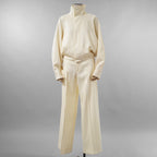 KANAKO SAKAI カナコ サカイ / 美品 24SS Wool Wide Trousers トラウザー スラックス パンツ / KS2401063 / size 36 (IVORYWHITE) レディース 352024-izm