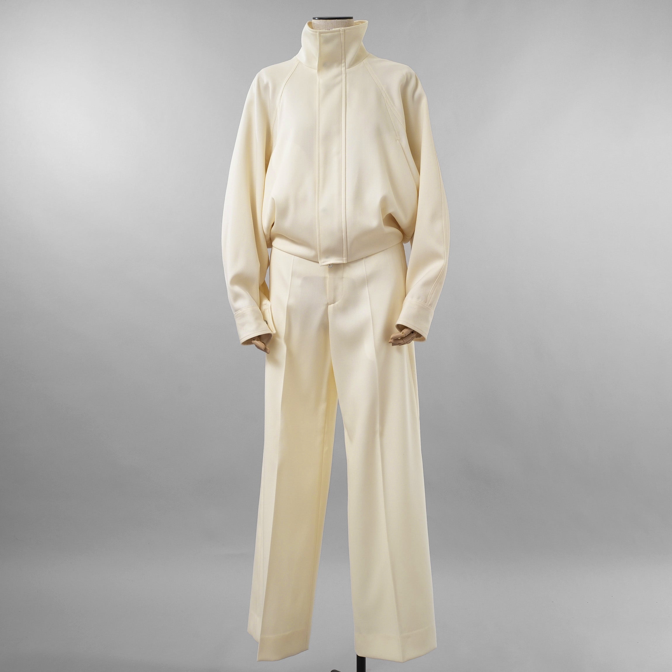 KANAKO SAKAI カナコ サカイ / 美品 24SS Wool Wide Trousers トラウザー スラックス パンツ / KS2401063 / size 36 (IVORYWHITE) レディース 352024-izm