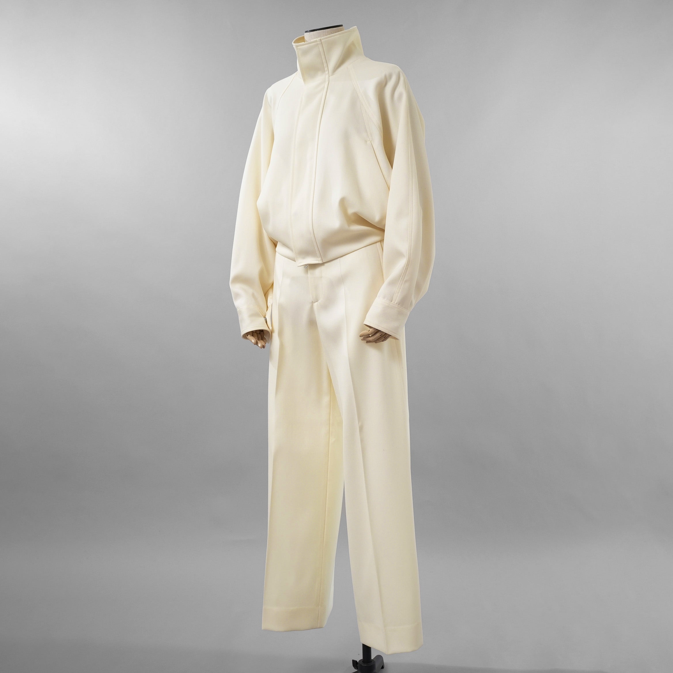 KANAKO SAKAI カナコ サカイ / 美品 24SS Wool Wide Trousers トラウザー スラックス パンツ / KS2401063 / size 36 (IVORYWHITE) レディース 352024-izm