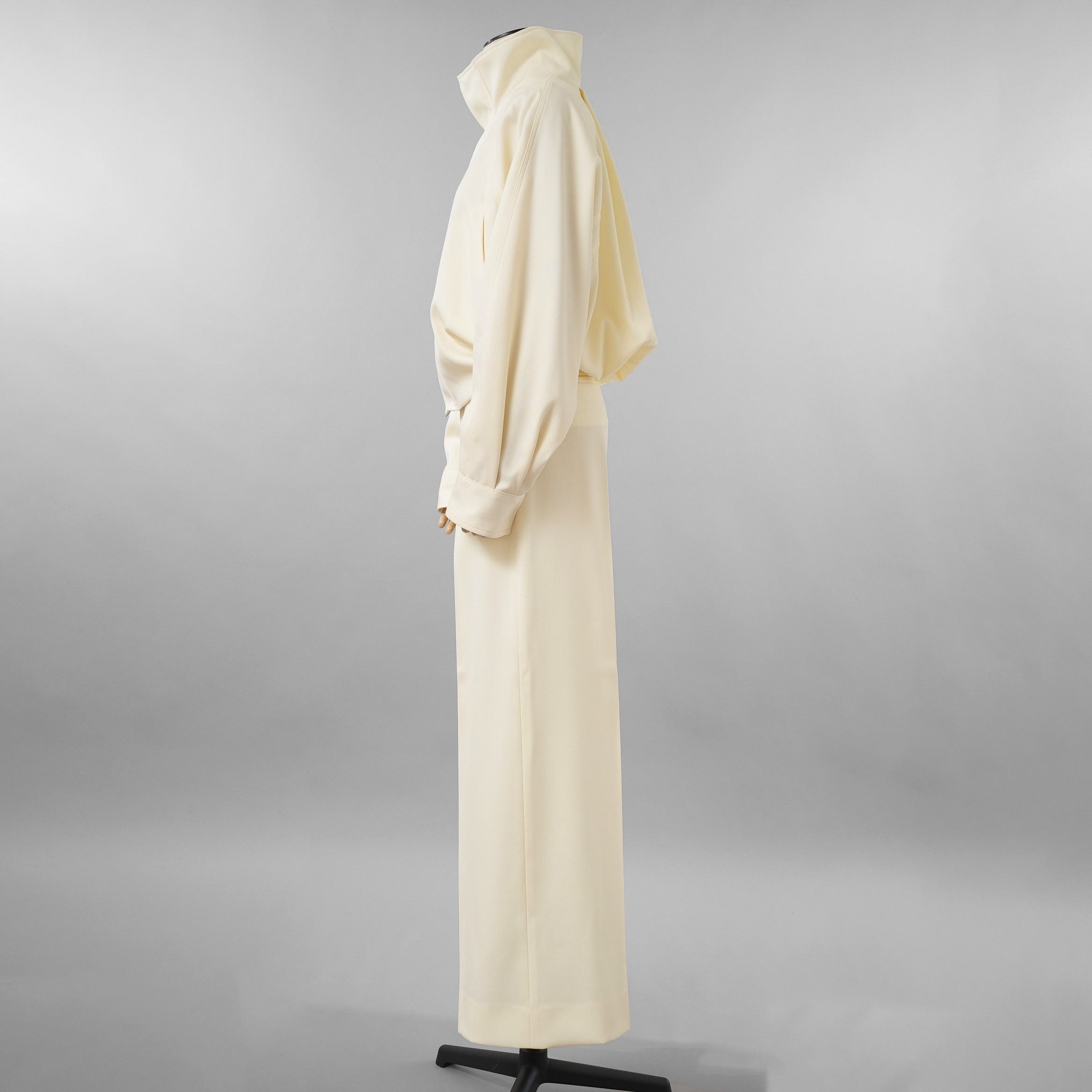KANAKO SAKAI カナコ サカイ / 美品 24SS Wool Wide Trousers トラウザー スラックス パンツ / KS2401063 / size 36 (IVORYWHITE) レディース 352024-izm