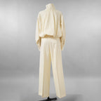 KANAKO SAKAI カナコ サカイ / 美品 24SS Wool Wide Trousers トラウザー スラックス パンツ / KS2401063 / size 36 (IVORYWHITE) レディース 352024-izm