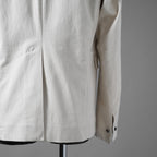BORIS BIDJAN SABERI ボリスビジャンサベリ / 美品 24AW F1401M SUIT2 / RESIN DYED JACKET ジャケット / (LIGHT GRAY)