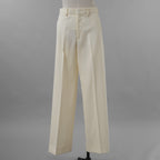 KANAKO SAKAI カナコ サカイ / 美品 24SS Wool Wide Trousers トラウザー スラックス パンツ / KS2401063 / size 36 (IVORYWHITE) レディース 352024-izm
