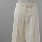 KANAKO SAKAI カナコ サカイ / 美品 24SS Wool Wide Trousers トラウザー スラックス パンツ / KS2401063 / size 36 (IVORYWHITE) レディース 352024-izm