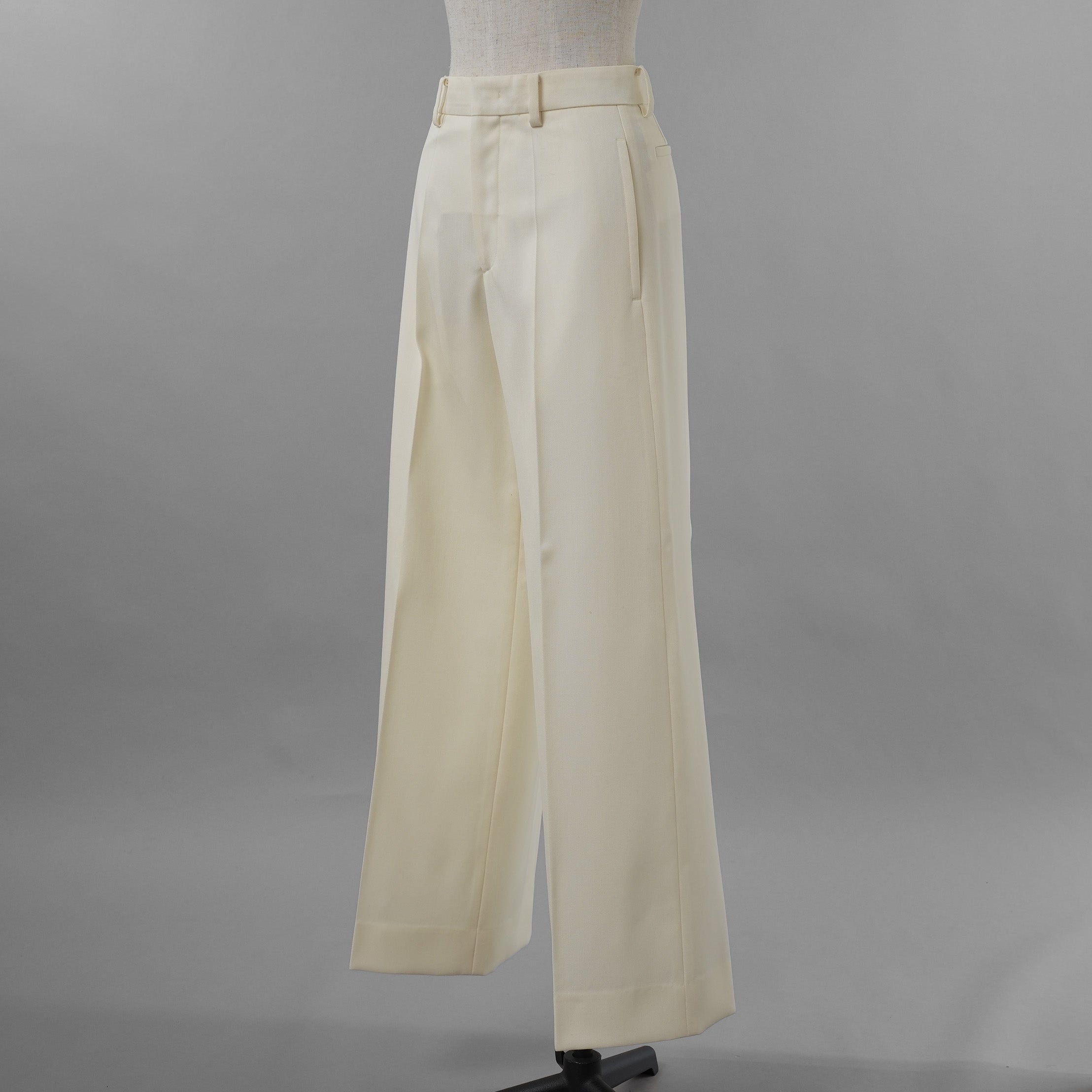 KANAKO SAKAI カナコ サカイ / 美品 24SS Wool Wide Trousers トラウザー スラックス パンツ / KS2401063 / size 36 (IVORYWHITE) レディース 352024-izm