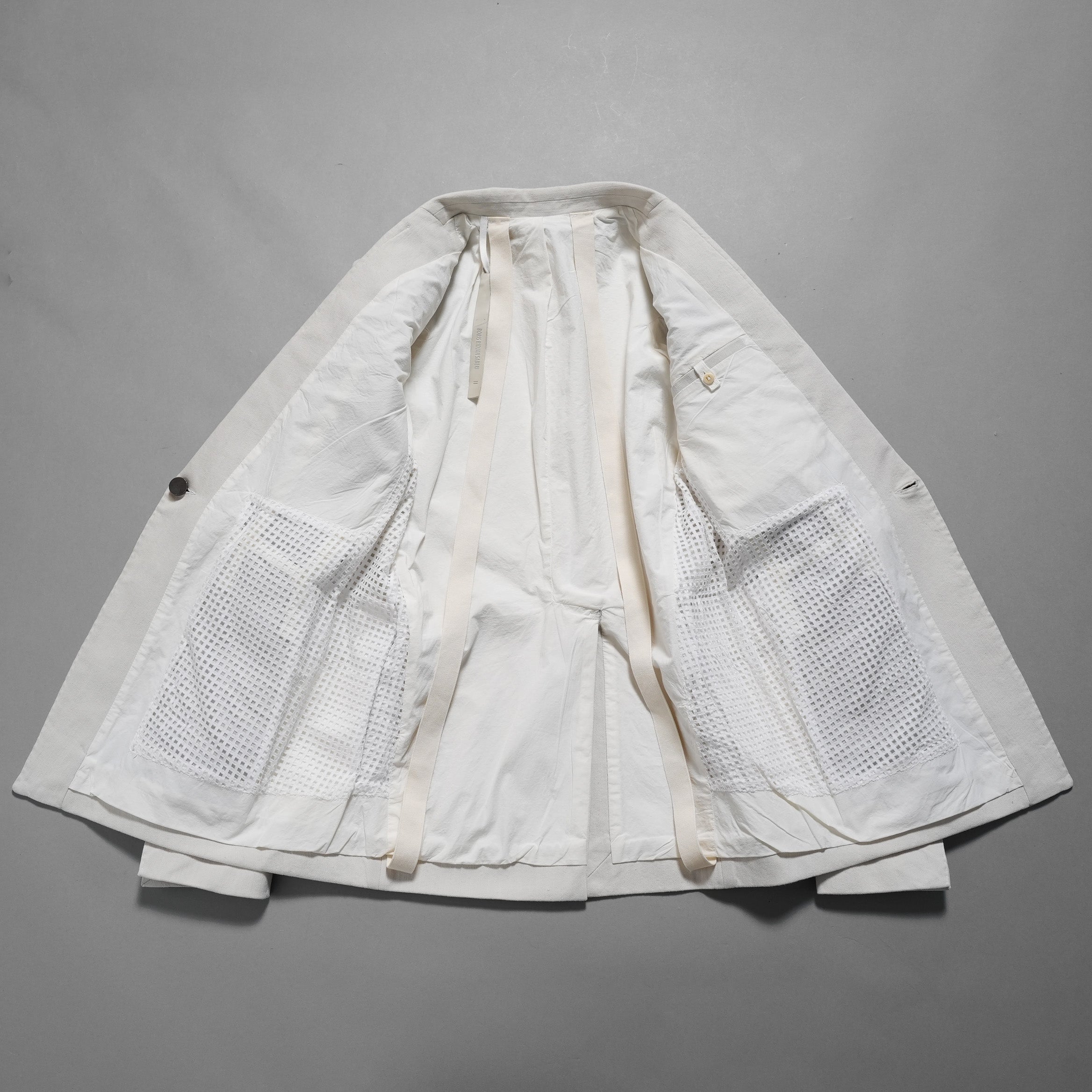 BORIS BIDJAN SABERI ボリスビジャンサベリ / 美品 24AW F1401M SUIT2 / RESIN DYED JACKET ジャケット / (LIGHT GRAY)