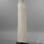 KANAKO SAKAI カナコ サカイ / 美品 24SS Wool Wide Trousers トラウザー スラックス パンツ / KS2401063 / size 36 (IVORYWHITE) レディース 352024-izm