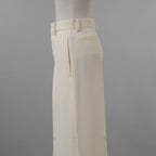 KANAKO SAKAI カナコ サカイ / 美品 24SS Wool Wide Trousers トラウザー スラックス パンツ / KS2401063 / size 36 (IVORYWHITE) レディース 352024-izm