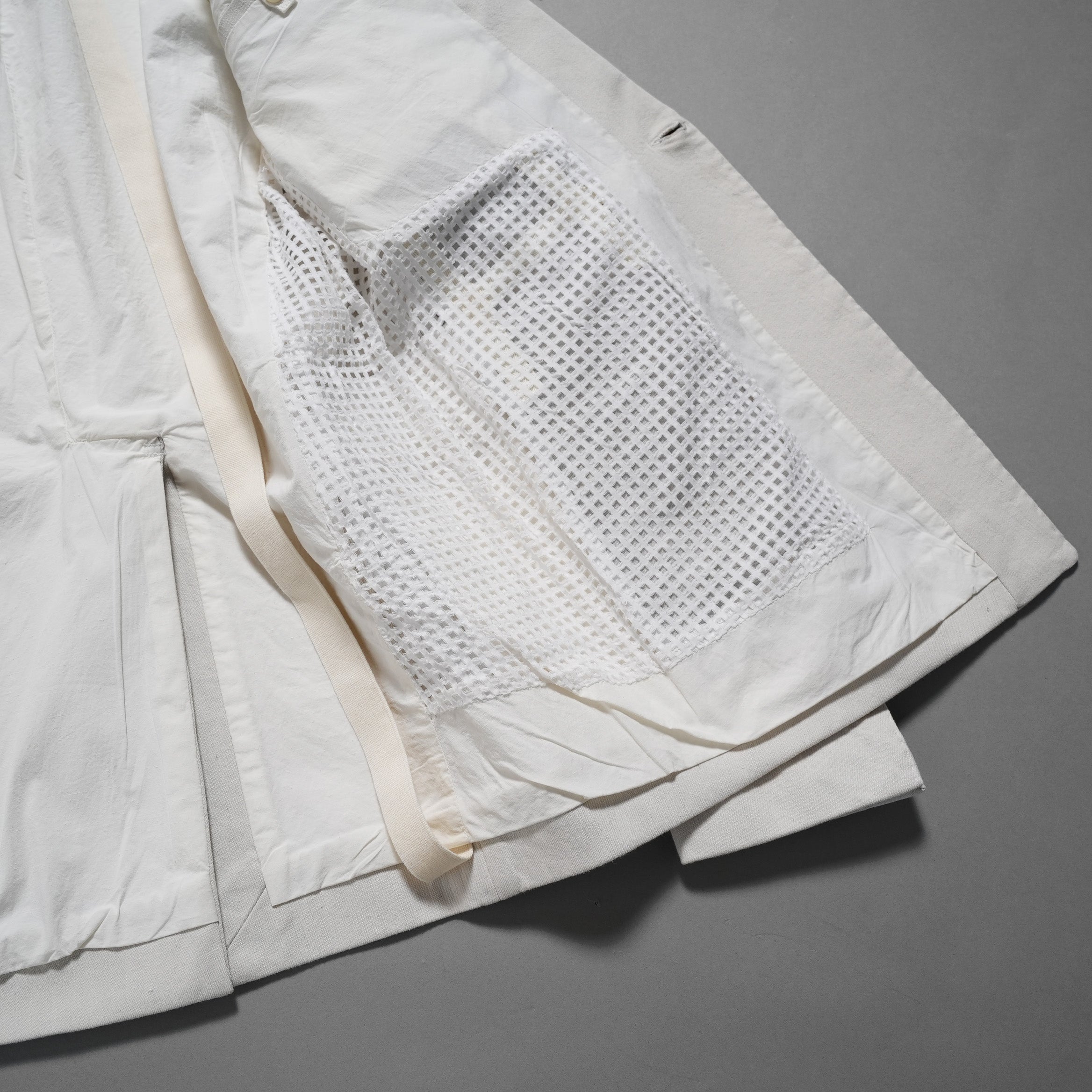 BORIS BIDJAN SABERI ボリスビジャンサベリ / 美品 24AW F1401M SUIT2 / RESIN DYED JACKET ジャケット / (LIGHT GRAY)