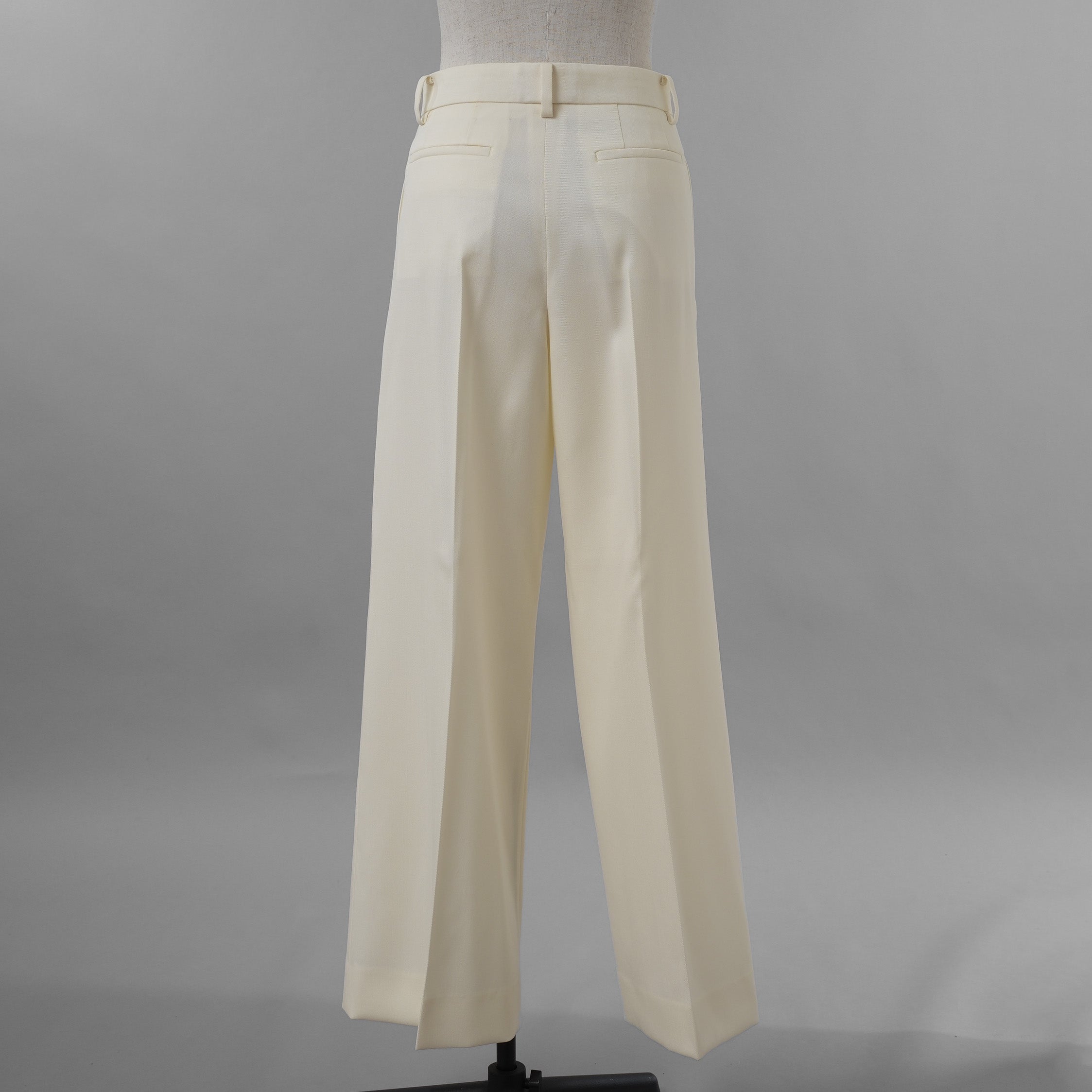 KANAKO SAKAI カナコ サカイ / 美品 24SS Wool Wide Trousers トラウザー スラックス パンツ / KS2401063 / size 36 (IVORYWHITE) レディース 352024-izm
