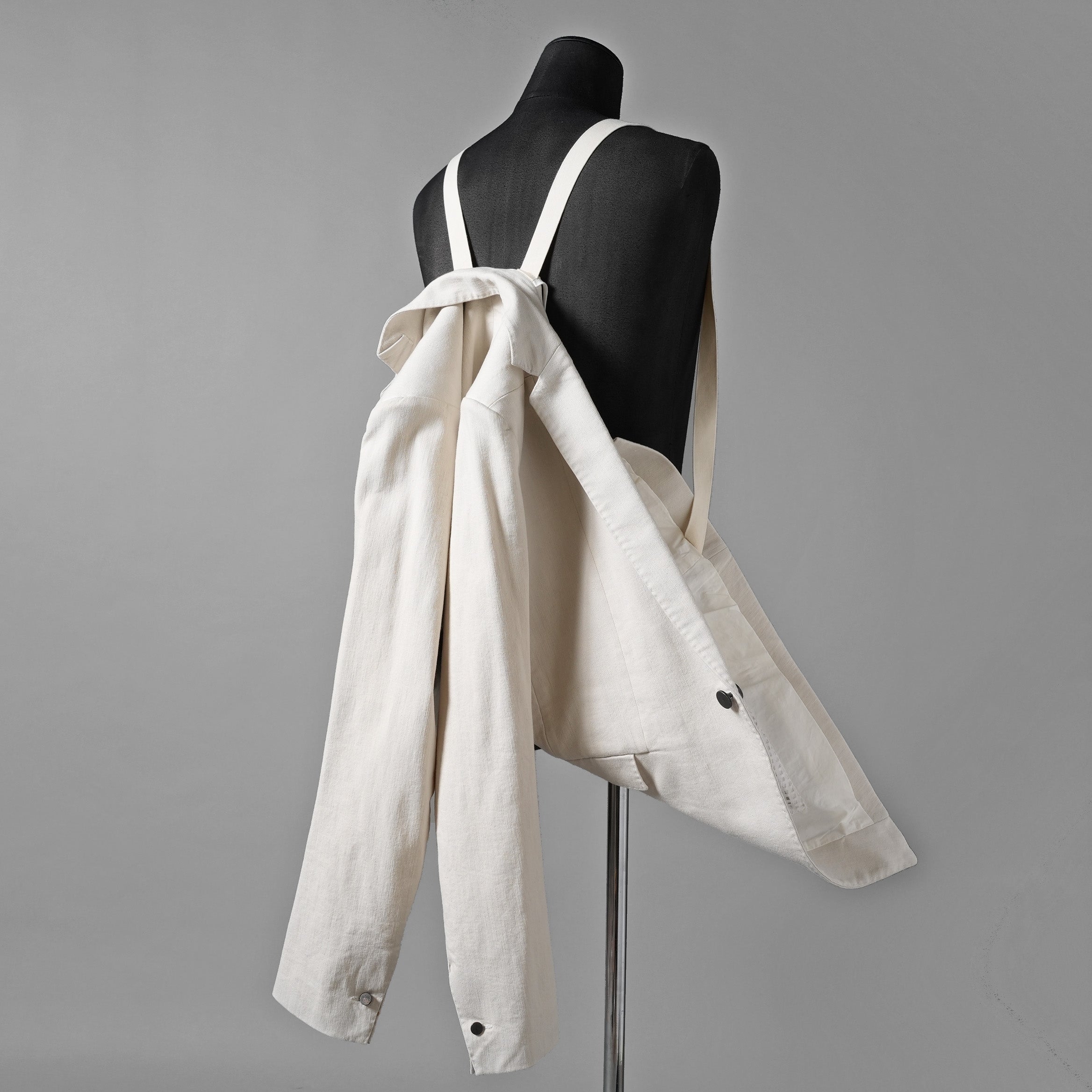 BORIS BIDJAN SABERI ボリスビジャンサベリ / 美品 24AW F1401M SUIT2 / RESIN DYED JACKET ジャケット / (LIGHT GRAY)