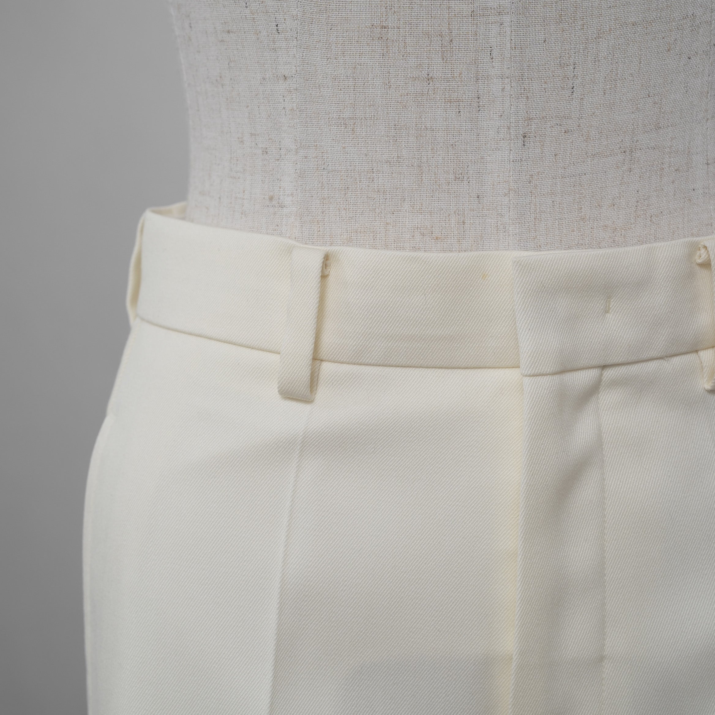 KANAKO SAKAI カナコ サカイ / 美品 24SS Wool Wide Trousers トラウザー スラックス パンツ / KS2401063 / size 36 (IVORYWHITE) レディース 352024-izm