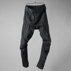 LEON EMANUEL BLANCK レオン エマニュエル ブランク / Distortion Fitted Long Pants. パンツ / DIS-M-FLP-01. / size 46 (BLACK)