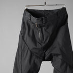 LEON EMANUEL BLANCK レオン エマニュエル ブランク / Distortion Fitted Long Pants. パンツ / DIS-M-FLP-01. / size 46 (BLACK)