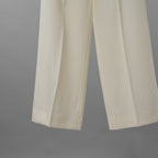 KANAKO SAKAI カナコ サカイ / 美品 24SS Wool Wide Trousers トラウザー スラックス パンツ / KS2401063 / size 36 (IVORYWHITE) レディース 352024-izm