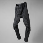LEON EMANUEL BLANCK レオン エマニュエル ブランク / Distortion Fitted Long Pants. パンツ / DIS-M-FLP-01. / size 46 (BLACK)